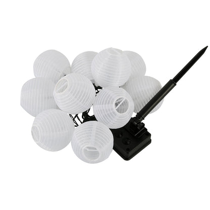 Lighteme 27Ft Solar Lamp Lantern Led Solar Garden Light Garland -10 Bulbs