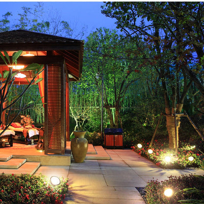 Lighteme Solar In-Ground String Pathway Lights 10-in-1