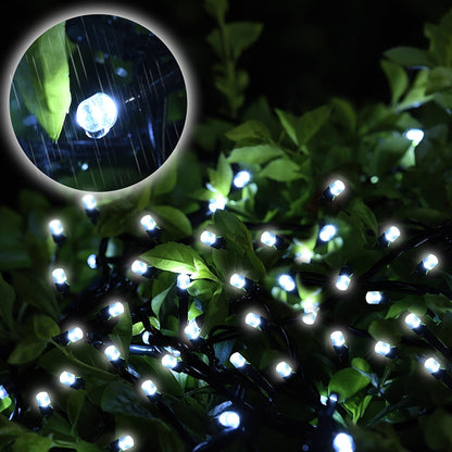Lighteme 33Ft Solar Led string light 100LED Light-Green Wire