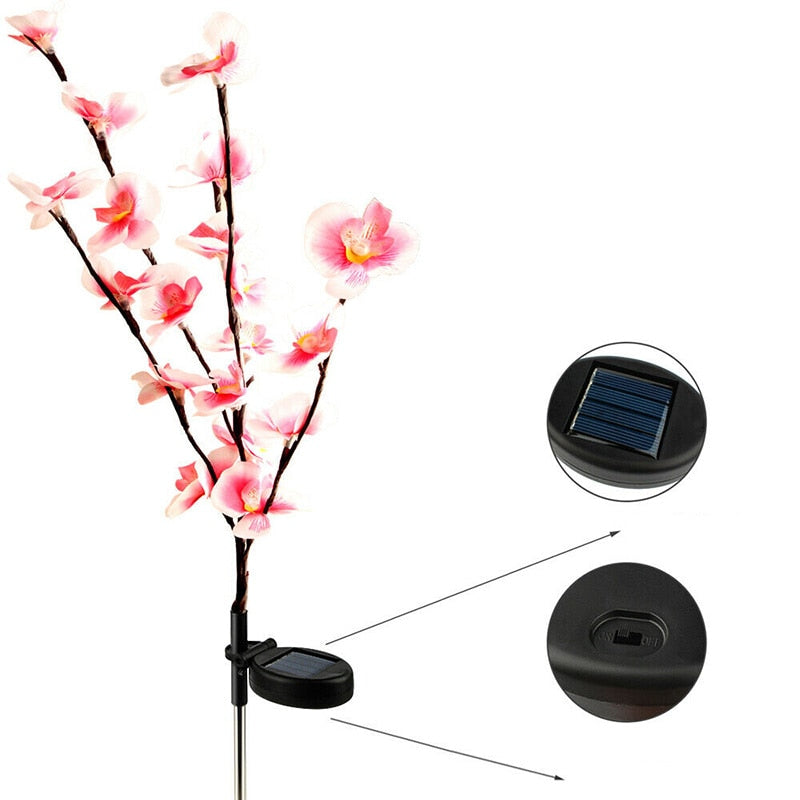 Lighteme 2 Pack Solar Orchid Flower Lights -40 Flowers