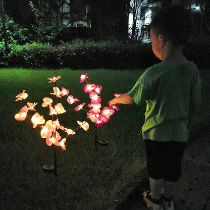 Lighteme 2 Pack Solar Orchid Flower Lights -40 Flowers