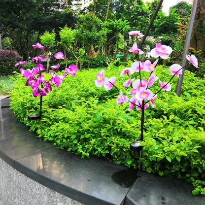 Lighteme 2 Pack Solar Orchid Flower Lights -40 Flowers