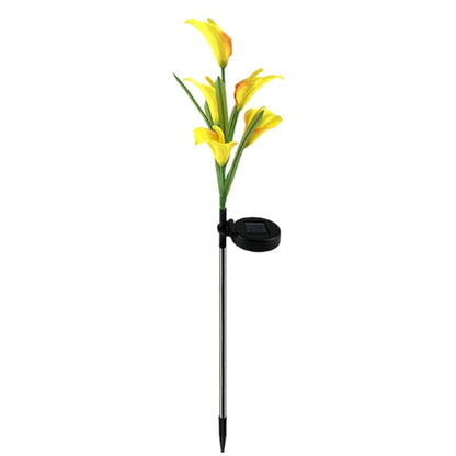 Lighteme 4 Pack Solar Common Calla Lamp Four Color LED