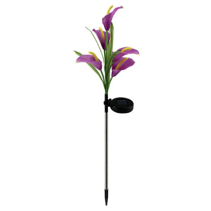Lighteme 4 Pack Solar Common Calla Lamp Four Color LED