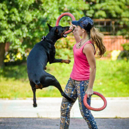 Lighteme Dog EVA Flying Discs Pet Training Ring Interactive Training Dog Toy (3 colors & 2 sizes)