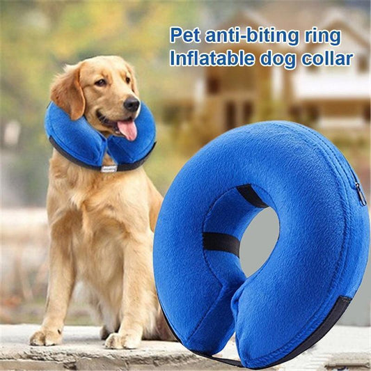 Lighteme Dog Pet Collar Inflatable Anti-bite Injury Recovery Neck Protective Surgery Cone
