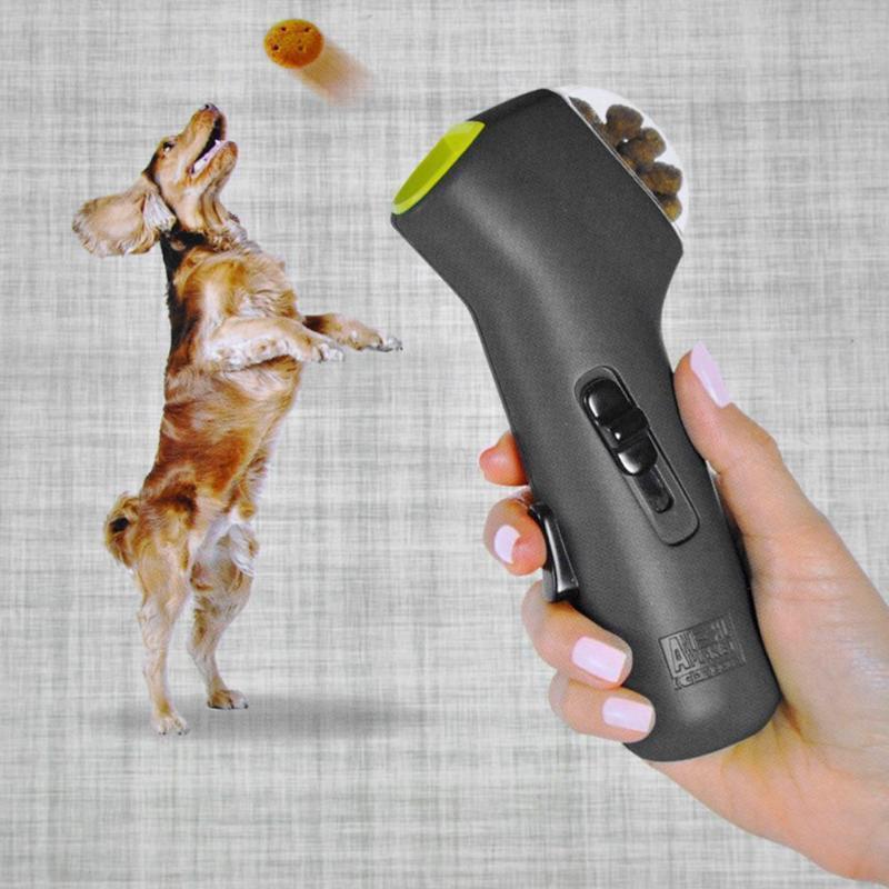 Lighteme Dog Snack Catapult Launcher Pets Food Snacks Outdoor Dog Training Tool