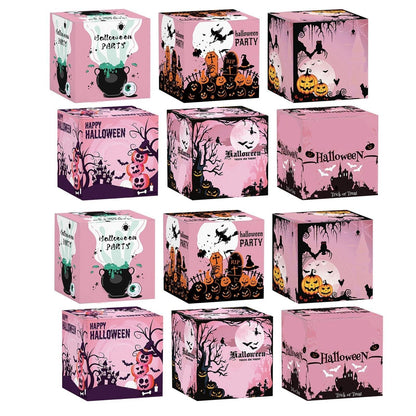Lighteme 12 Stück Halloween-Geschenktüten zum Verpacken von Süßigkeiten und Leckereien