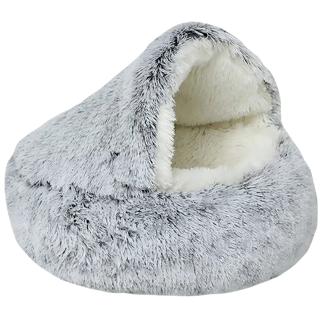 Lit grotte Lighteme Snuggle pour chats et petits chiens