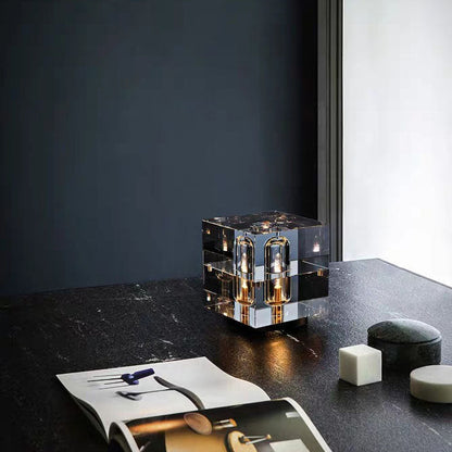 Lighteme Square Crystal Table Lamp