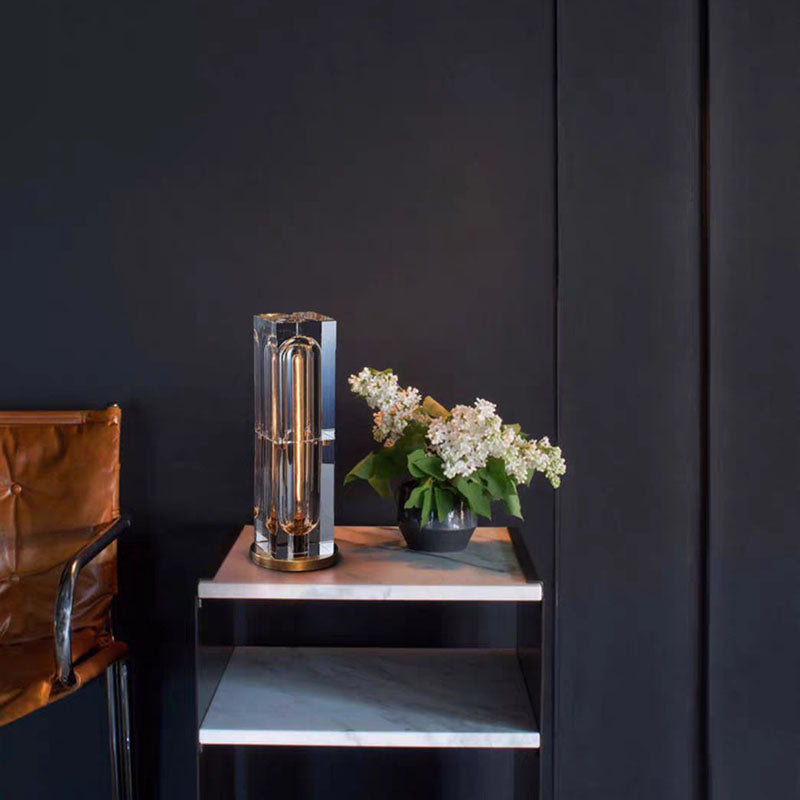 Lighteme Square Crystal Table Lamp