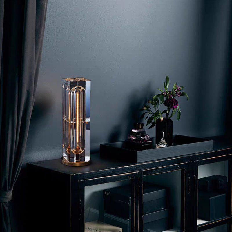 Lighteme Square Crystal Table Lamp