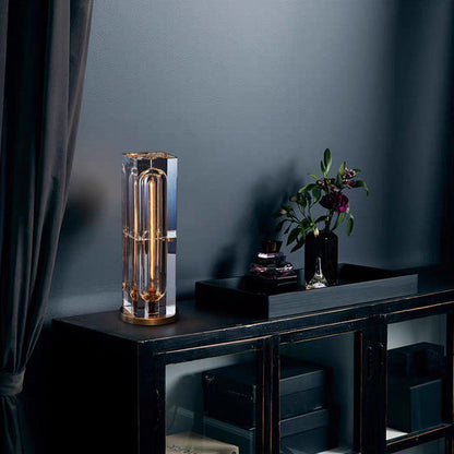 Lighteme Square Crystal Table Lamp
