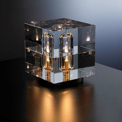 Lighteme Square Crystal Table Lamp