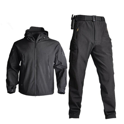 Lighteme Men's Softshell Clothing Suit Waterproof Tactical Uniform