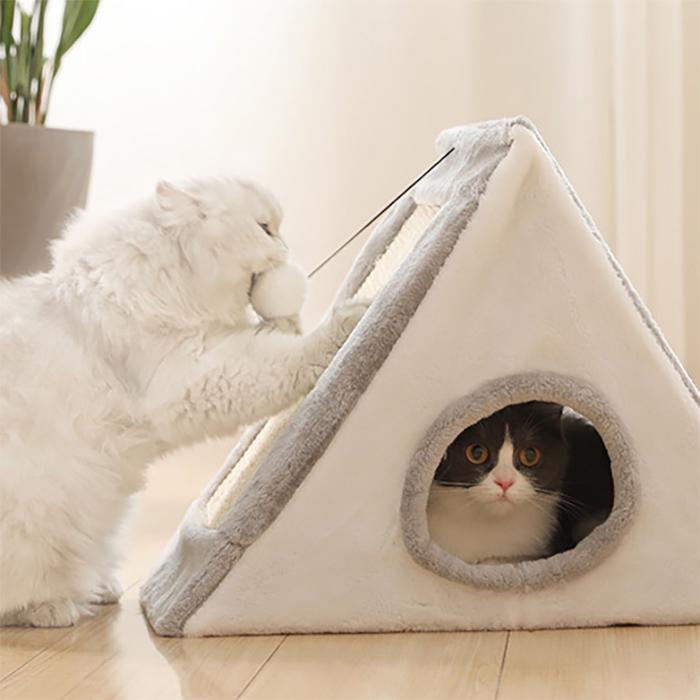 Lighteme Amazing Cat Tent With Ball And Scratcher (2 colors)