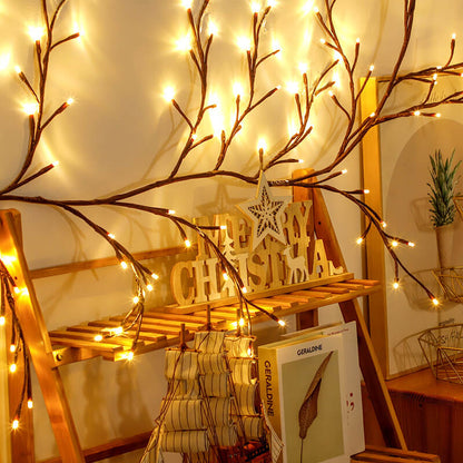Lighteme Branch Rattan String Lights