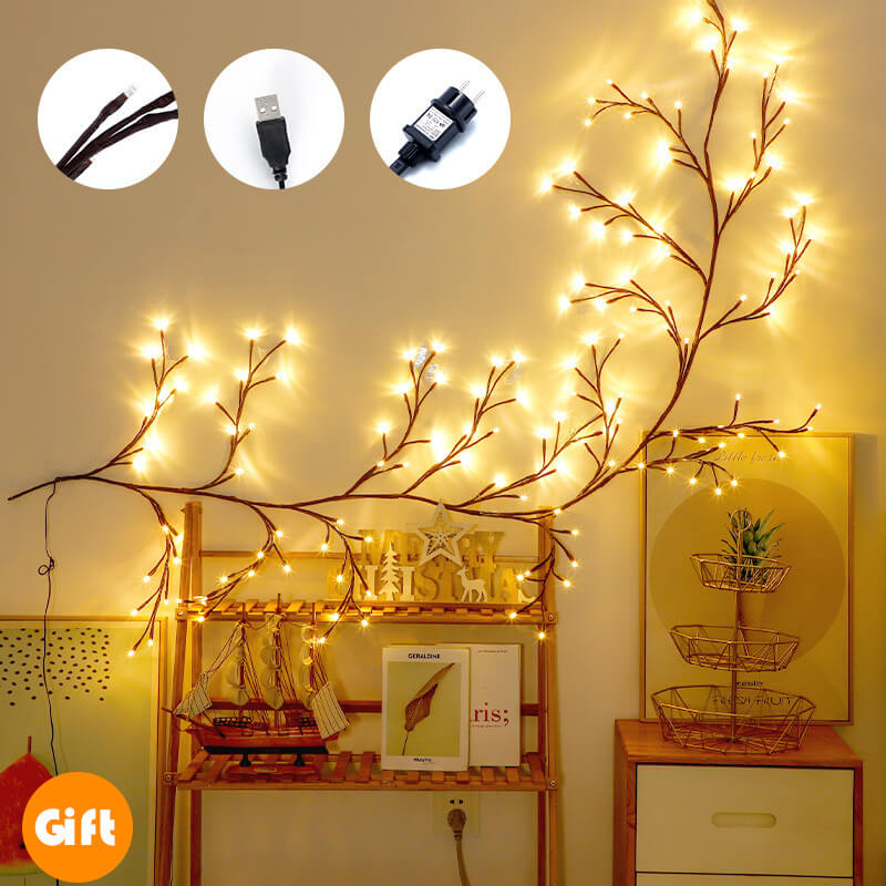 Lighteme Branch Rattan String Lights