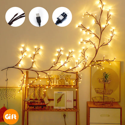 Lighteme Branch Rattan String Lights