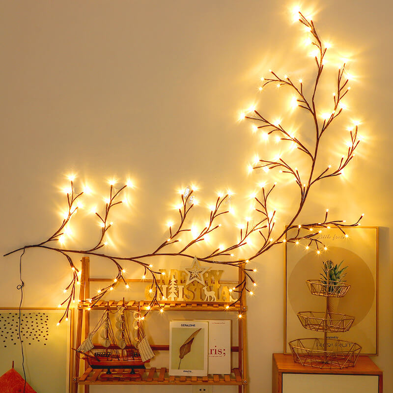 Lighteme Branch Rattan String Lights