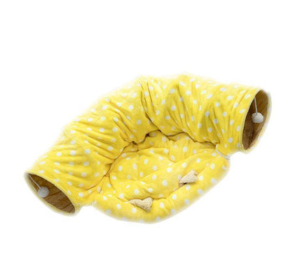 Lighteme Soft Cat Tunnel With Bed Mat (2 colors)