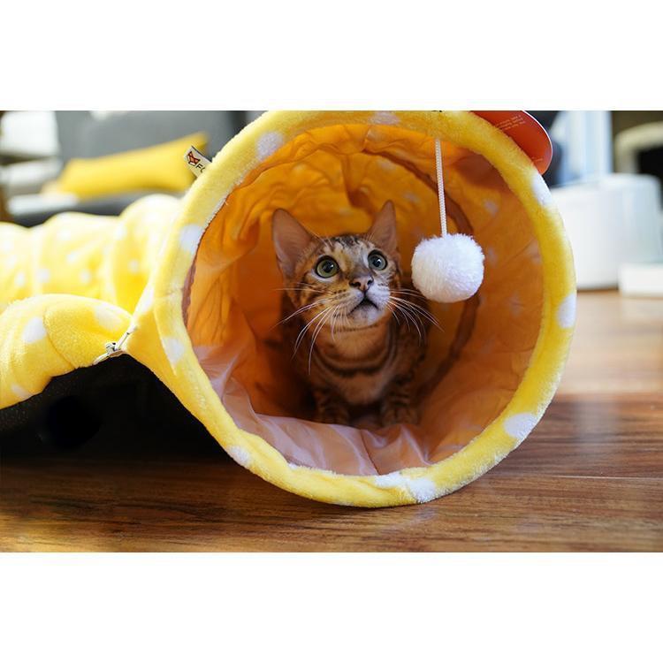 Lighteme Soft Cat Tunnel With Bed Mat (2 colors)