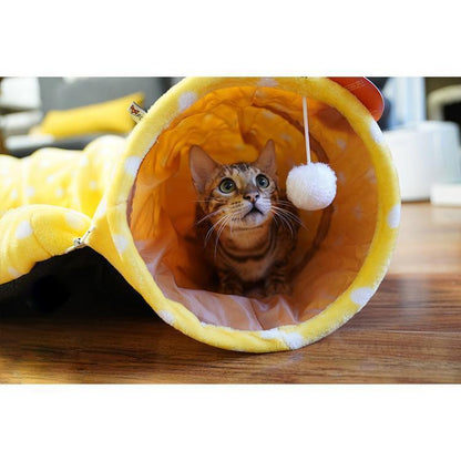 Lighteme Soft Cat Tunnel With Bed Mat (2 colors)