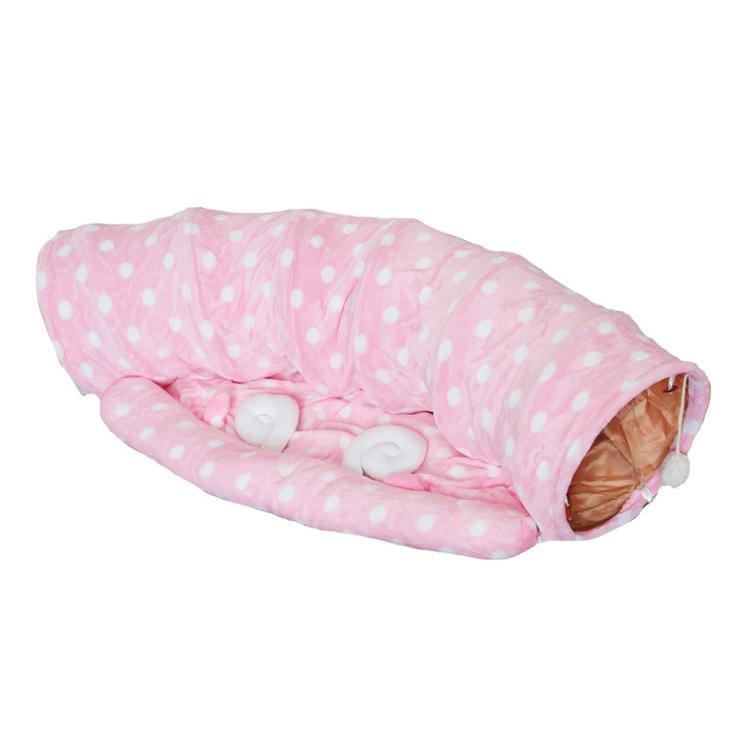 Lighteme Soft Cat Tunnel With Bed Mat (2 colors)