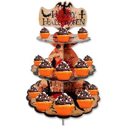 Lighteme Cupcake-Ständer mit Halloween-Motiv