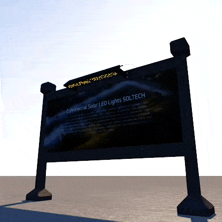Lighteme | 180° Adjustable Billboard Down Light | 18W/2250LM, 36W/4500LM Options