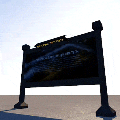 Lighteme | 180° Adjustable Billboard Down Light | 18W/2250LM, 36W/4500LM Options