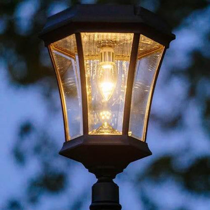 Lighteme Solar Lamp Post Lights - Bulb Solar Lamp - Mounts 3 ways