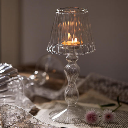 Lighteme Vintage Glass Candle Holder