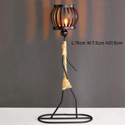 Lighteme Retro Iron Candle Holder