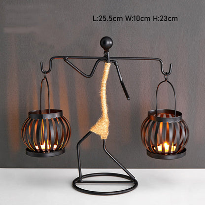 Lighteme Retro Iron Candle Holder