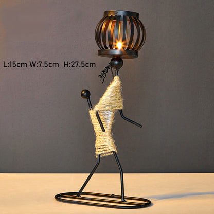 Lighteme Retro Iron Candle Holder