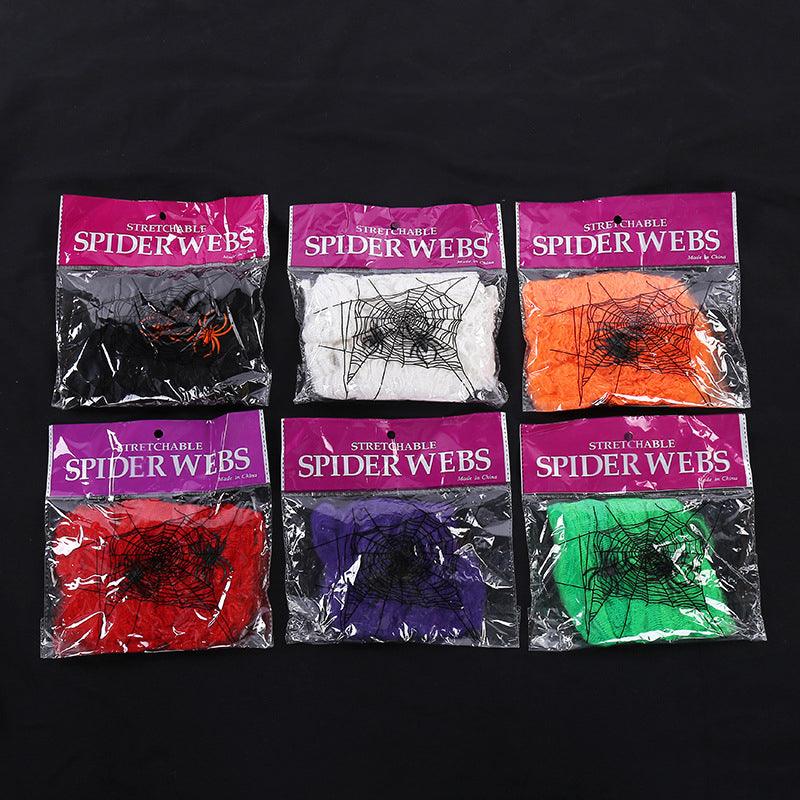 Lighteme Halloween Super Stretch Spinnennetz