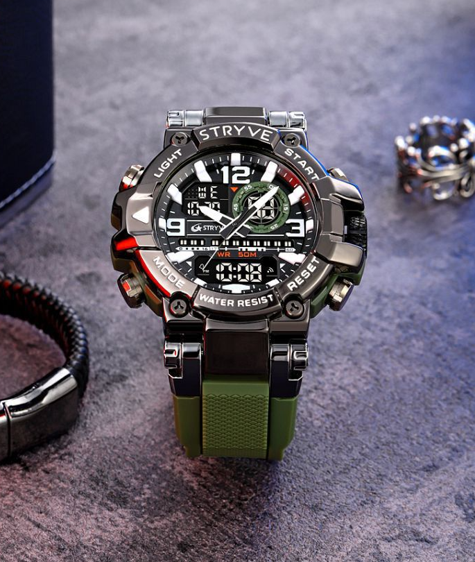 STRYVE Colorful Functional Waterproof Tactical Watch