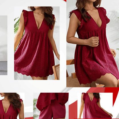 Lighteme Romper Dress with Shorts