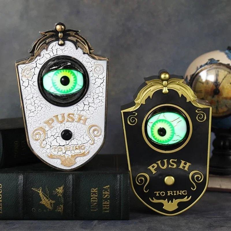 Leuchtende, verwunschene Halloween-Türklingel von Lighteme. 1 kaufen, 1 gratis (2 Stück)