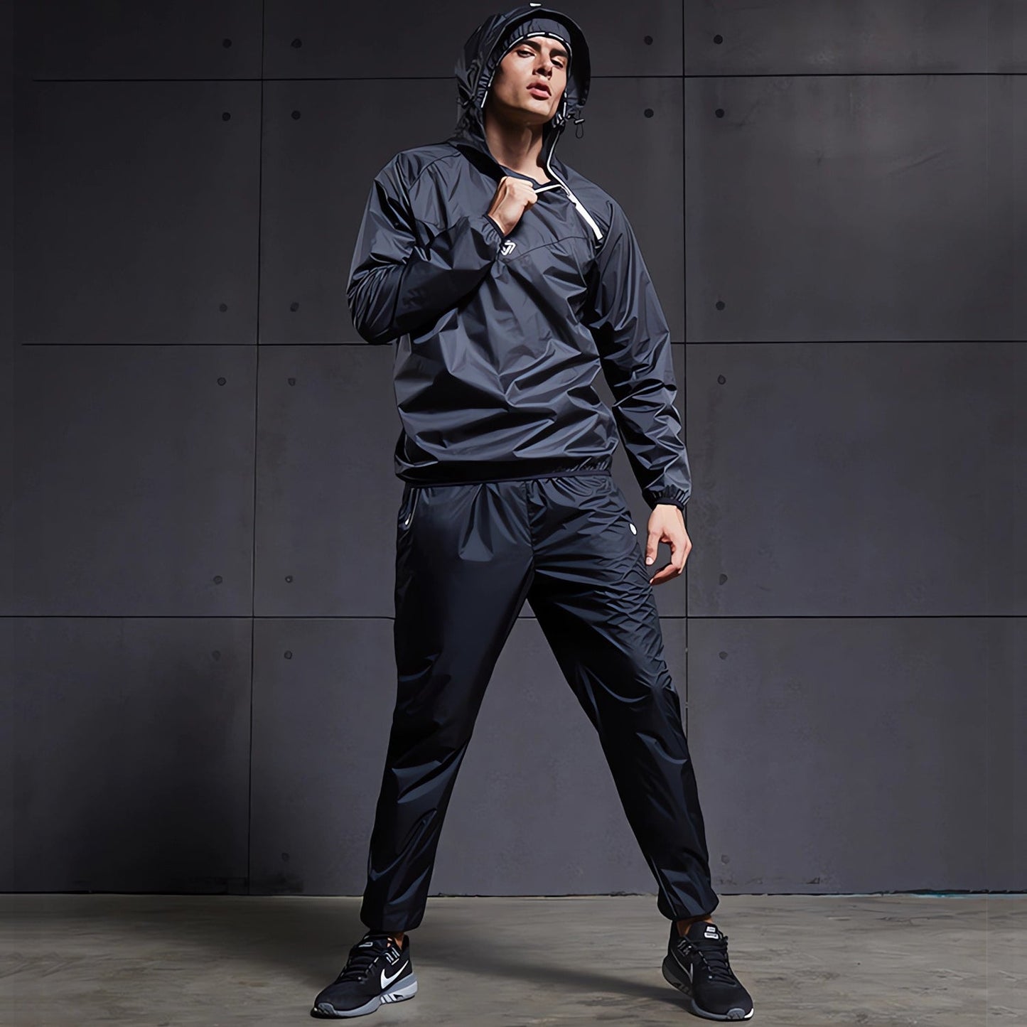 Lighteme Unisex Sauna Trapping Gym Suit