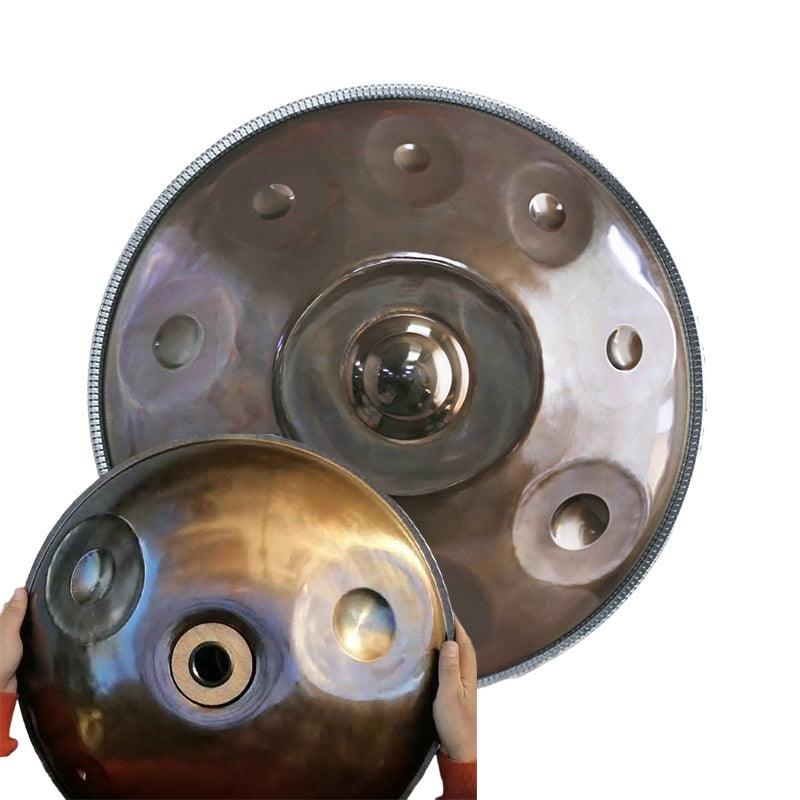 Lighteme Customized F3 / F#3 Master Version / Standard Version High-end Stainless Steel Handpan Drum, Available in 432 Hz & 440 Hz, 22 Inch 9/10/11/14/15/16/18/19/20 Notes Professional Performances Percussion Instrument