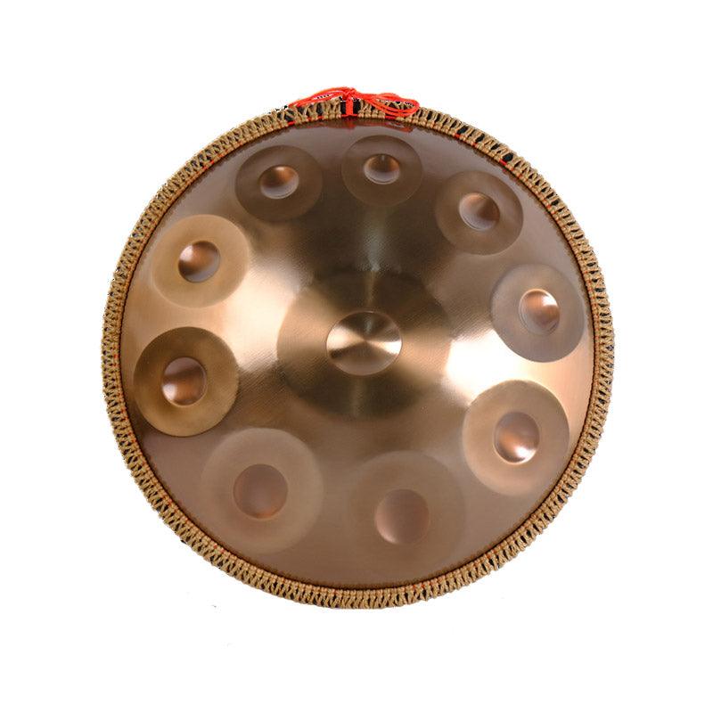 Lighteme Pressage à La Machine 22 Pouces 10 Notes Ré Mineur Acier Inoxydable Handpan Drum