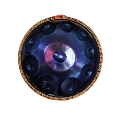 Lighteme Pressage à La Machine 22 Pouces 10 Notes Ré Mineur Acier Inoxydable Handpan Drum