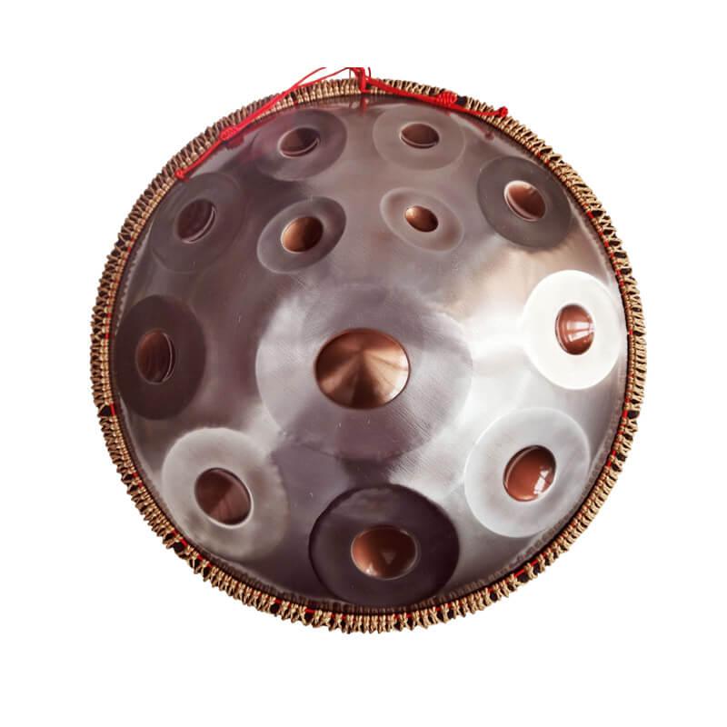 Lighteme 22 Inches 12 Notes D Minor (F Major) Stainleacss Steel Handpan Drum With Rope
