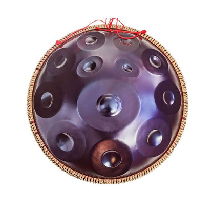Lighteme 22 Inches 12 Notes D Minor (F Major) Stainleacss Steel Handpan Drum With Rope