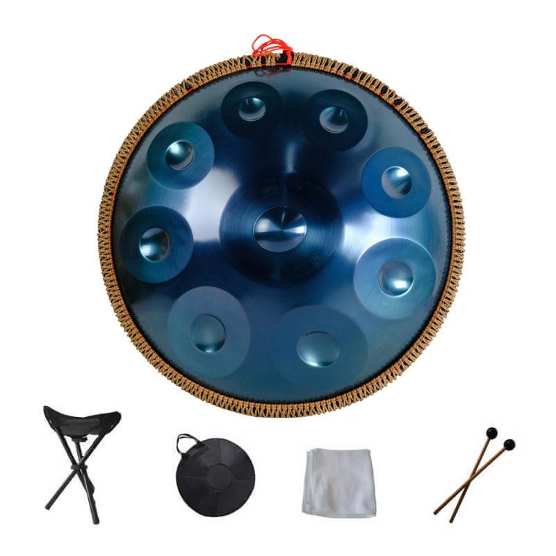 Lighteme 22 Zoll 9 Noten D-Moll Handpan-Trommel aus Edelstahl mit Seil