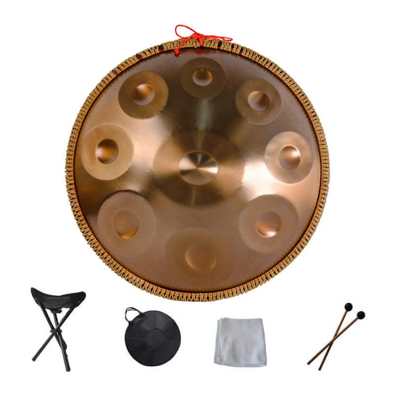 Lighteme 22 Zoll 9 Noten D-Moll Handpan-Trommel aus Edelstahl mit Seil