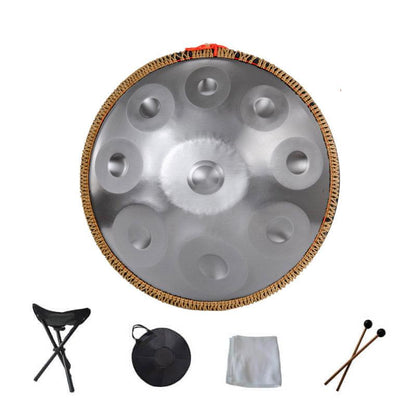 Lighteme 22 Zoll 9 Noten D-Moll Handpan-Trommel aus Edelstahl mit Seil