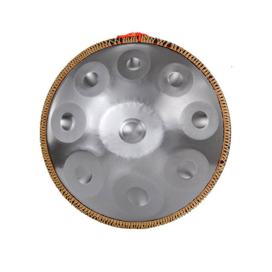 Lighteme Pressage à La Machine 22 Pouces 9 Notes Ré Mineur Acier Inoxydable Handpan Drum